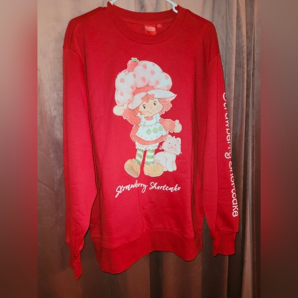 Strawberry Shortcake Red Graphic Sweater
